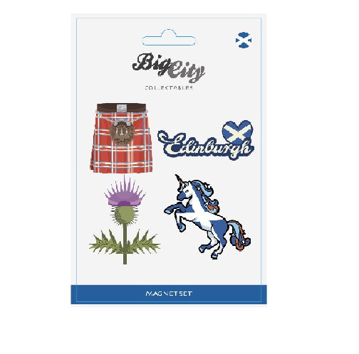 Edinburgh Magnet Set 4Pk