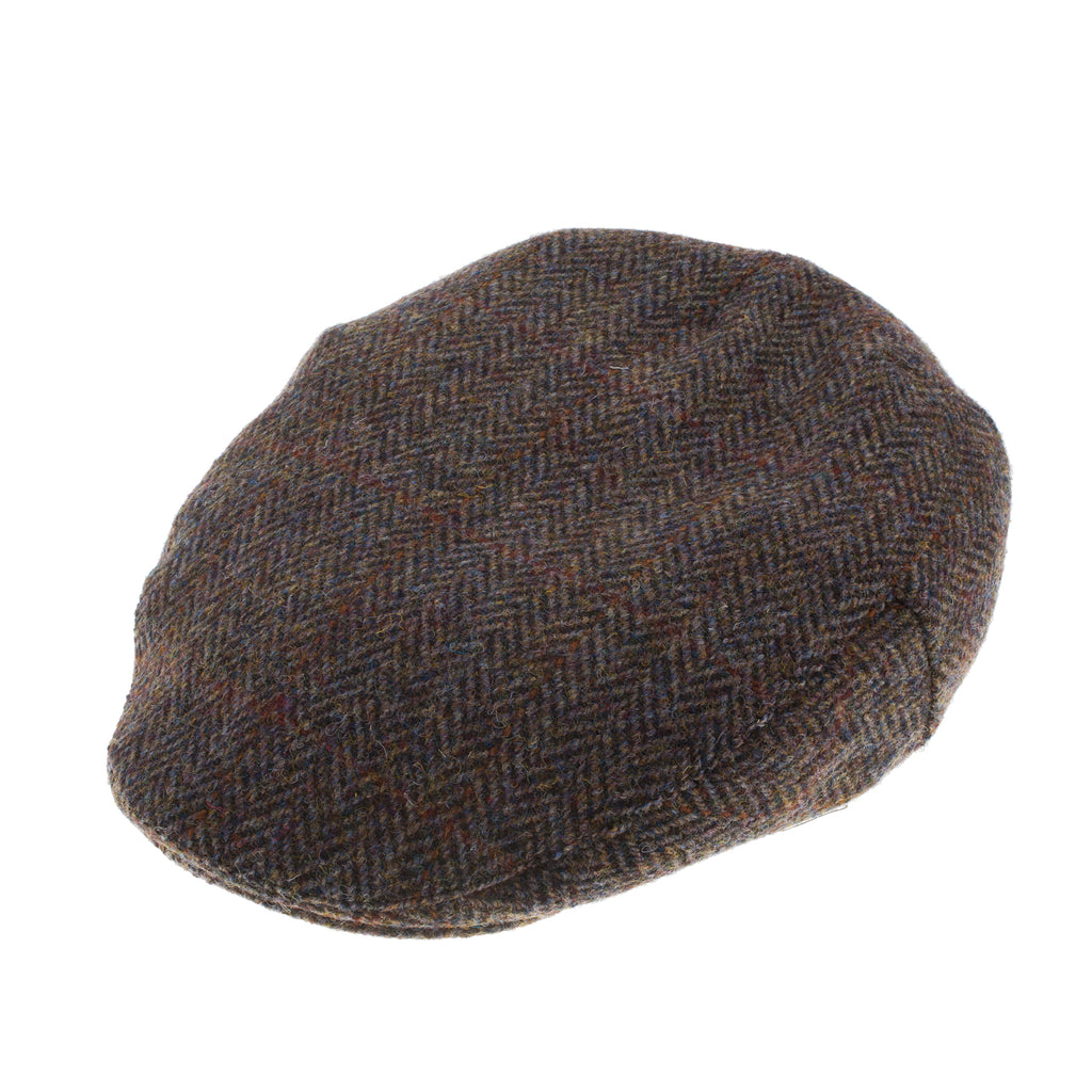 Men's Tweed Stornoway Y02 Flat Cap  2013 Brown Check