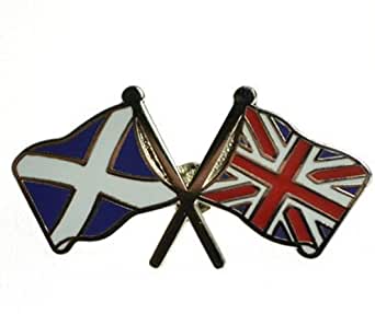 T711 Scotland & Union Jack Lapel Pin