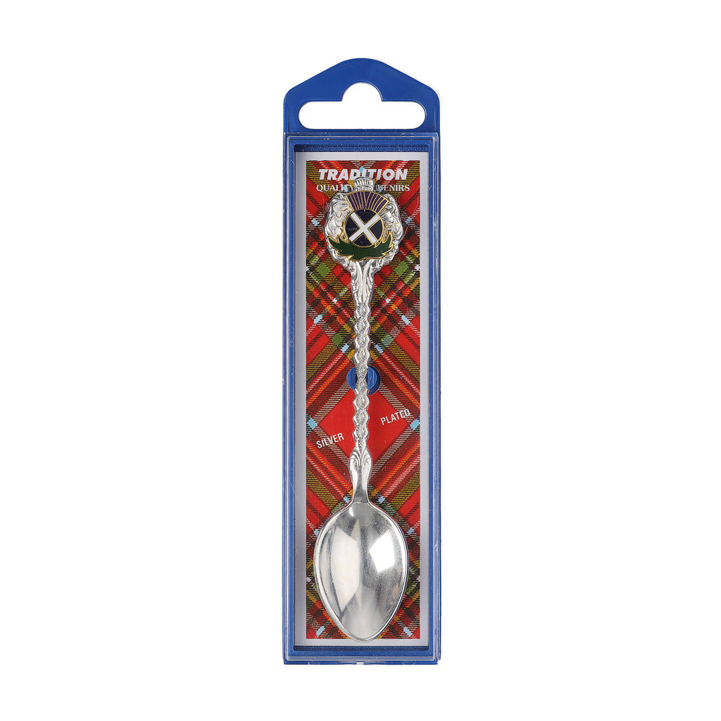 Teaspoon Crest Thistle/Saltire