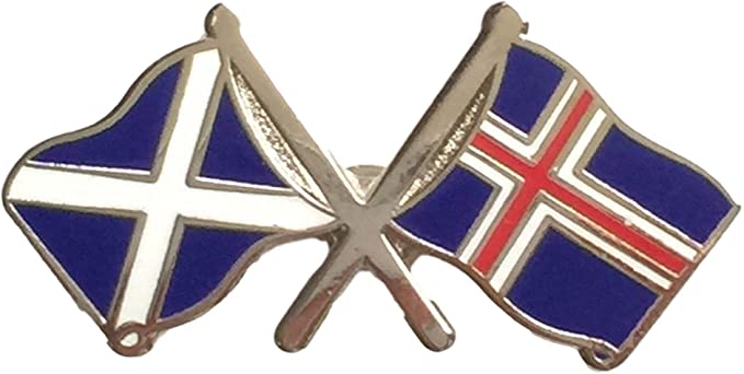 Badge Saltire/Iceland