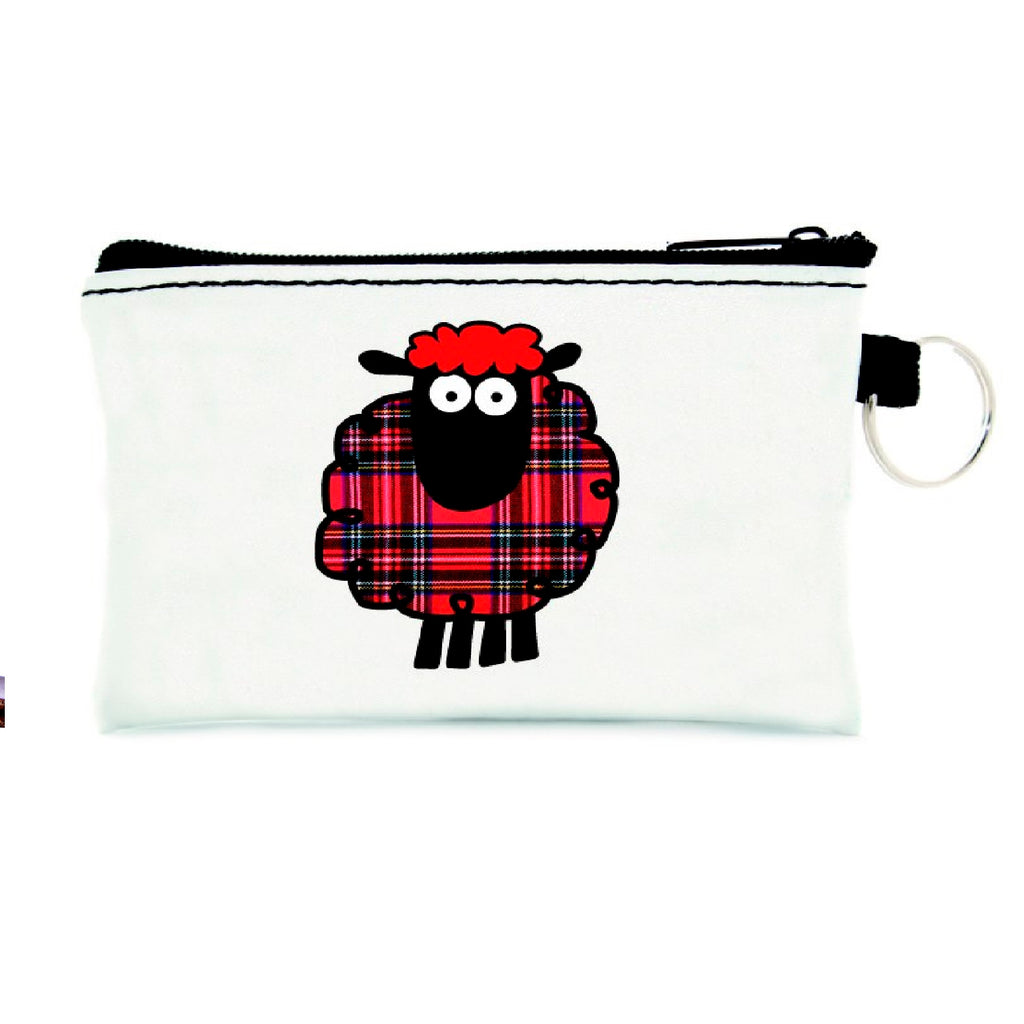 Tartan Sheep Purse Multi