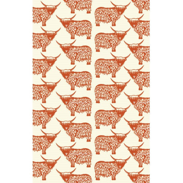 Cow Repeat Tea Towel