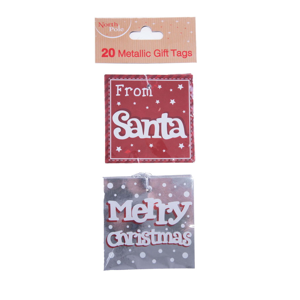 20 Metallic Text G/Tags