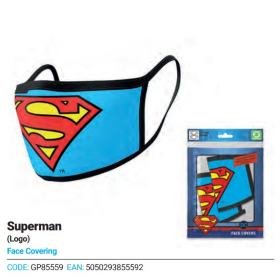 2 Pack Superman Logo??Face Covering