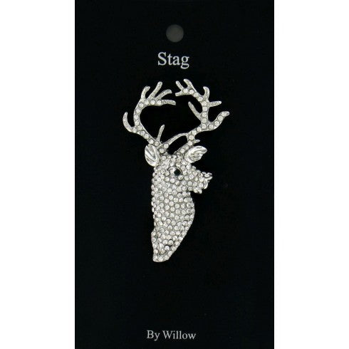 Greyfriar's Bobby Statue And Stag Brooch